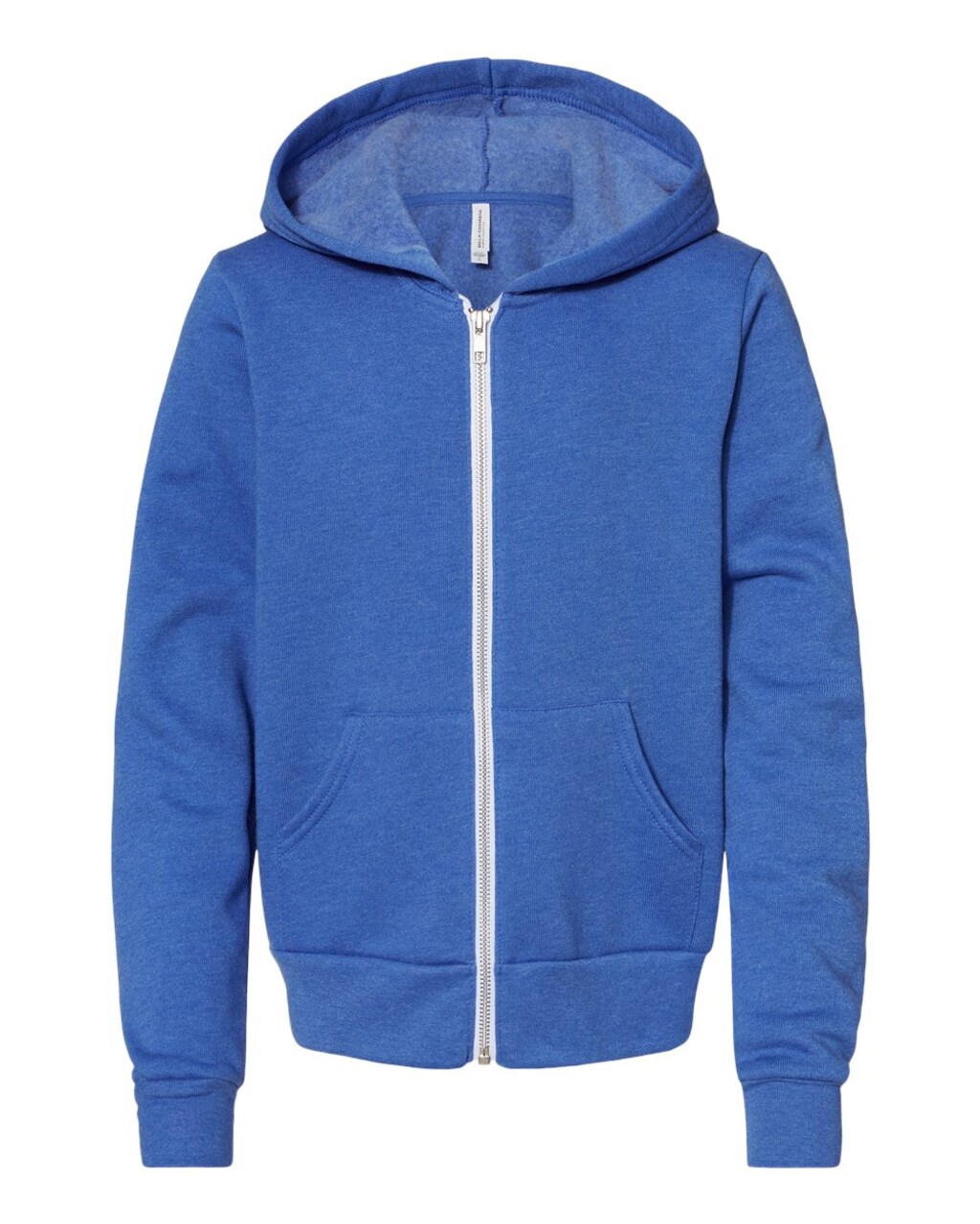 BELLA + CANVAS® Sponge Fleece Full-Zip Hoodie For Youth - 3739Y